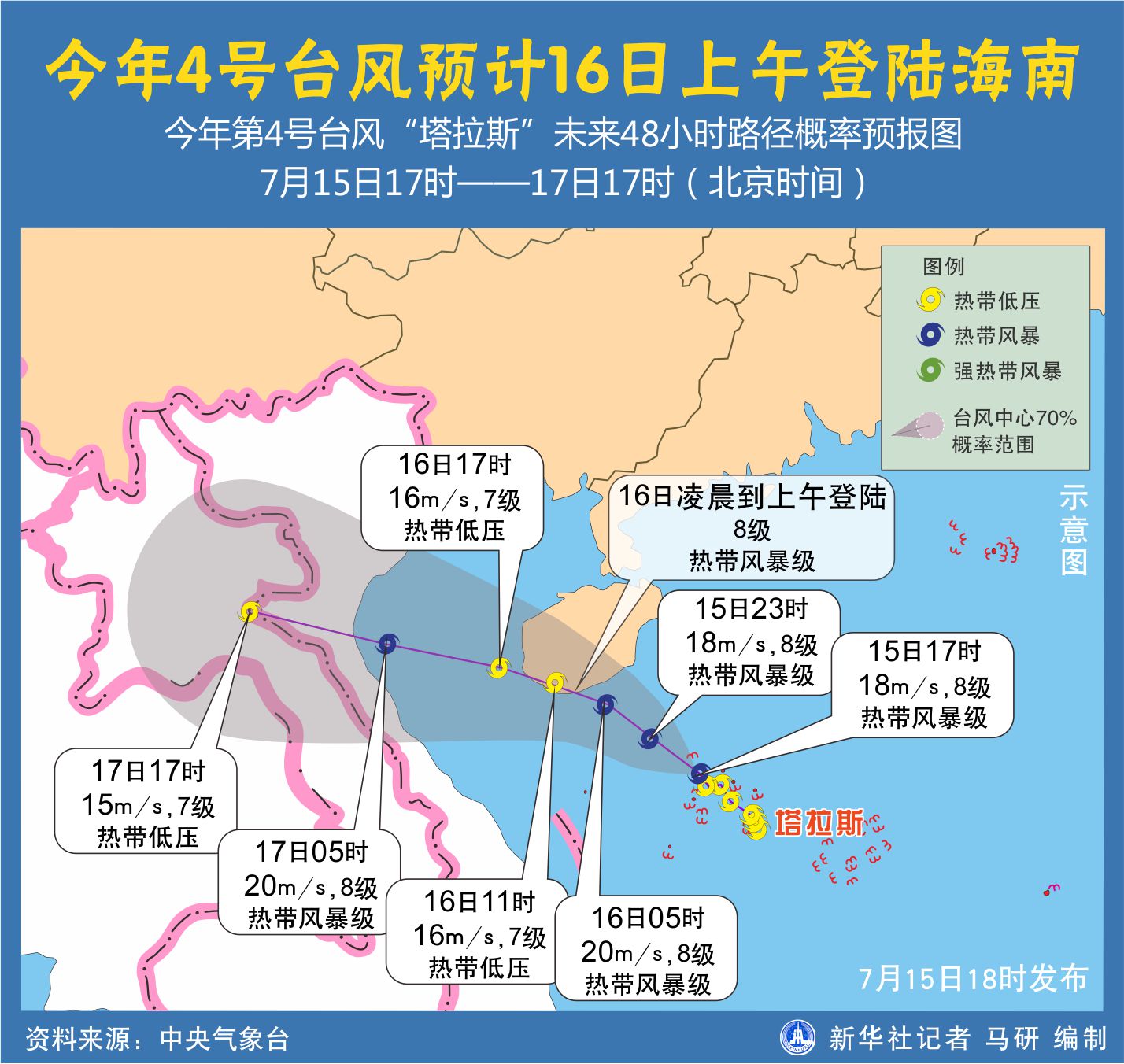 第四號臺風塔拉斯的最新動態(tài)報告或 實時更新，第四號臺風塔拉斯路徑及影響分析