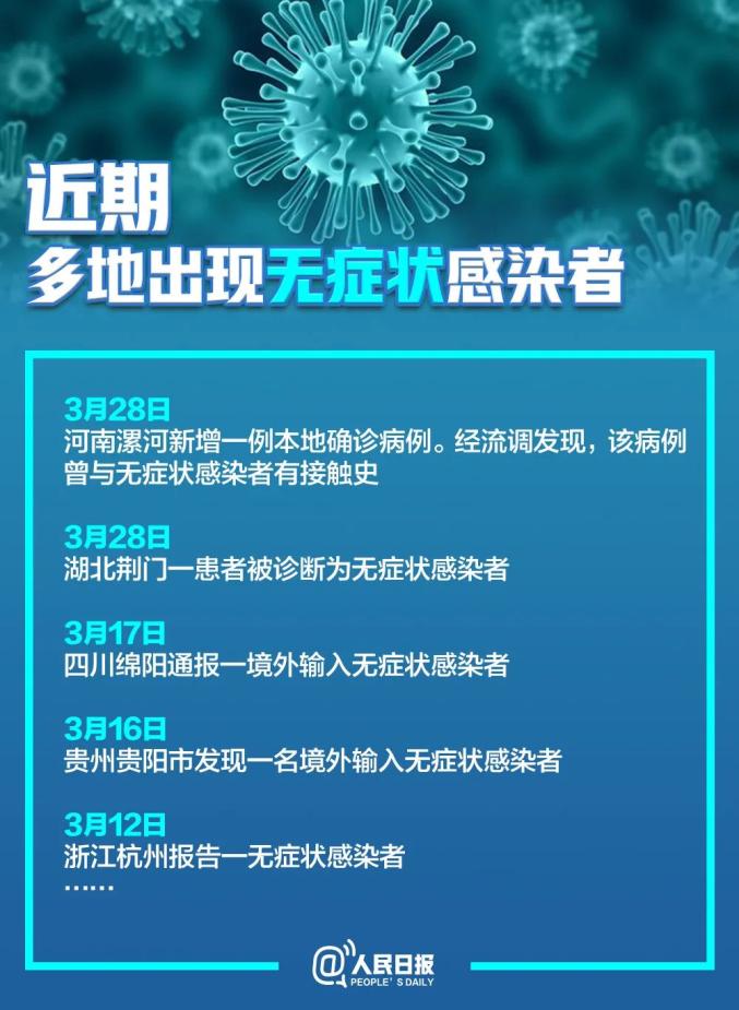 中國最新無癥狀感染者的最新情況分析與概述